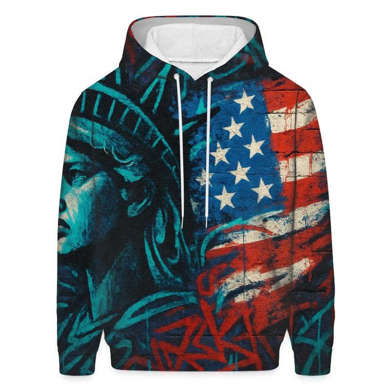 Graffiti Liberty Wave custom hoodies