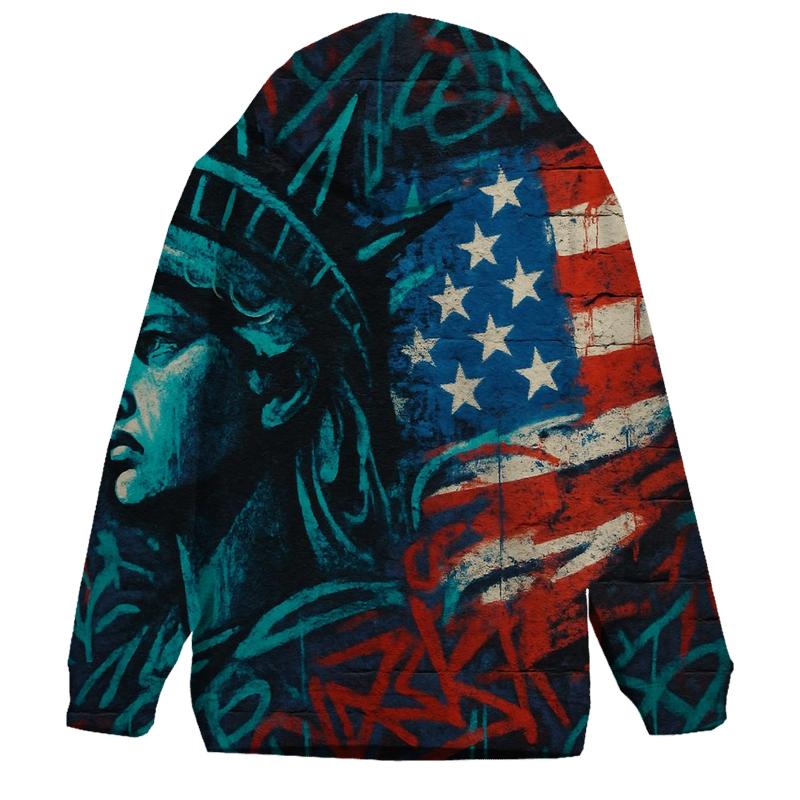 Graffiti Liberty Wave custom hoodies
