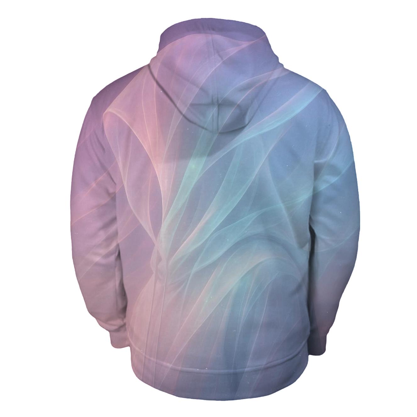 Aurora Veil Gradient printed hoodies