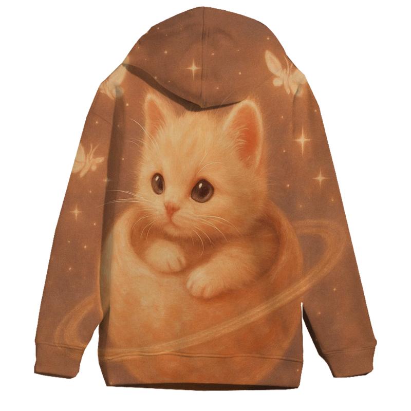 Pocket Planet Purr custom hoodies