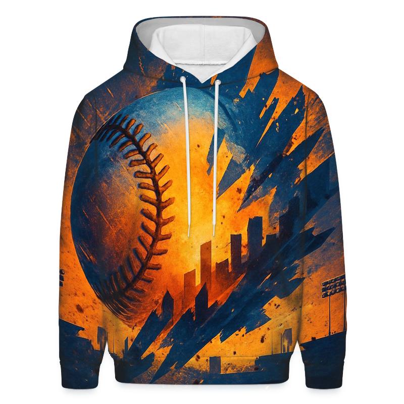 Sunset Homer Fusion graphic hoodies