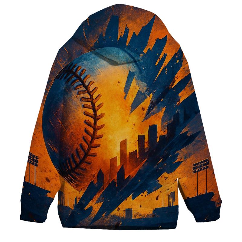 Sunset Homer Fusion graphic hoodies