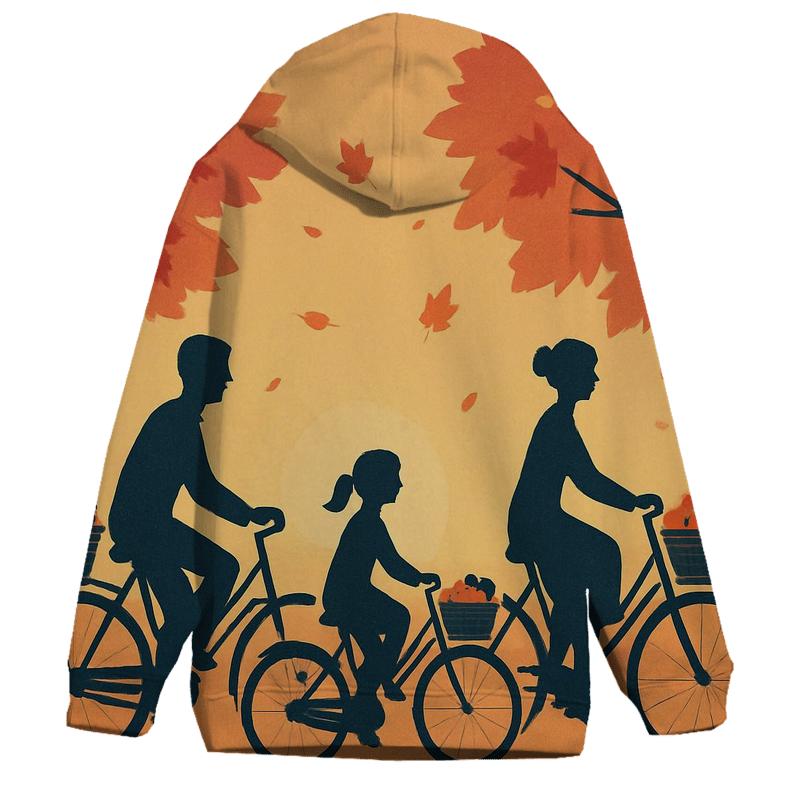 Maple Lane Sunset Ride printed hoodies
