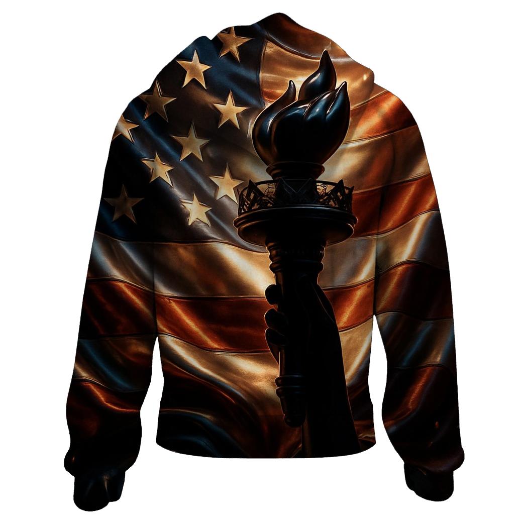 Liberty Blaze Banner custom hoodies