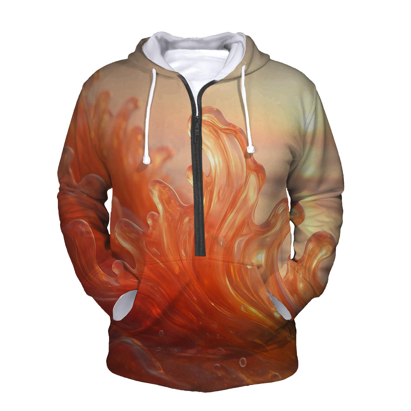 Sunset Glass Reef zip-up hoodies