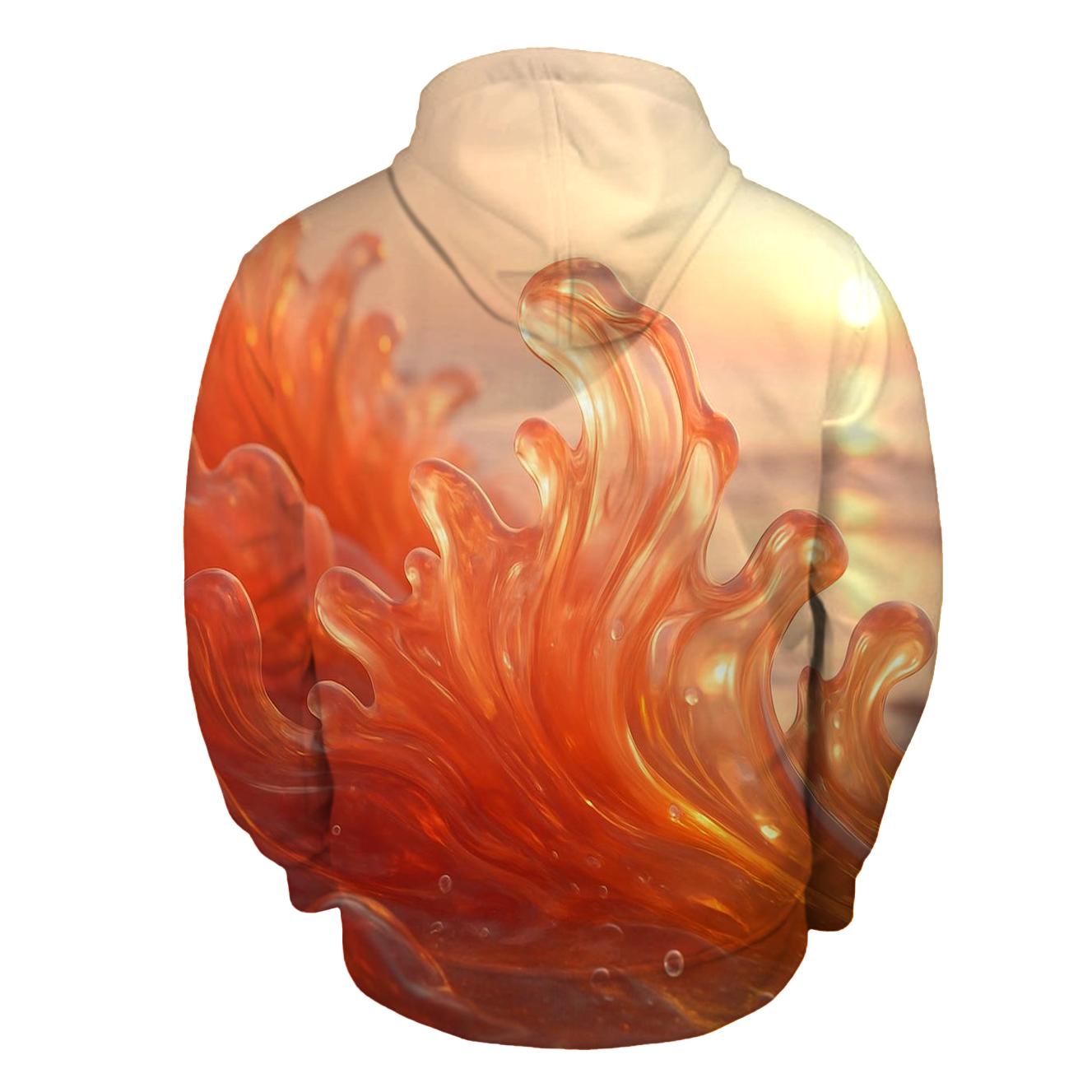 Sunset Glass Reef zip-up hoodies