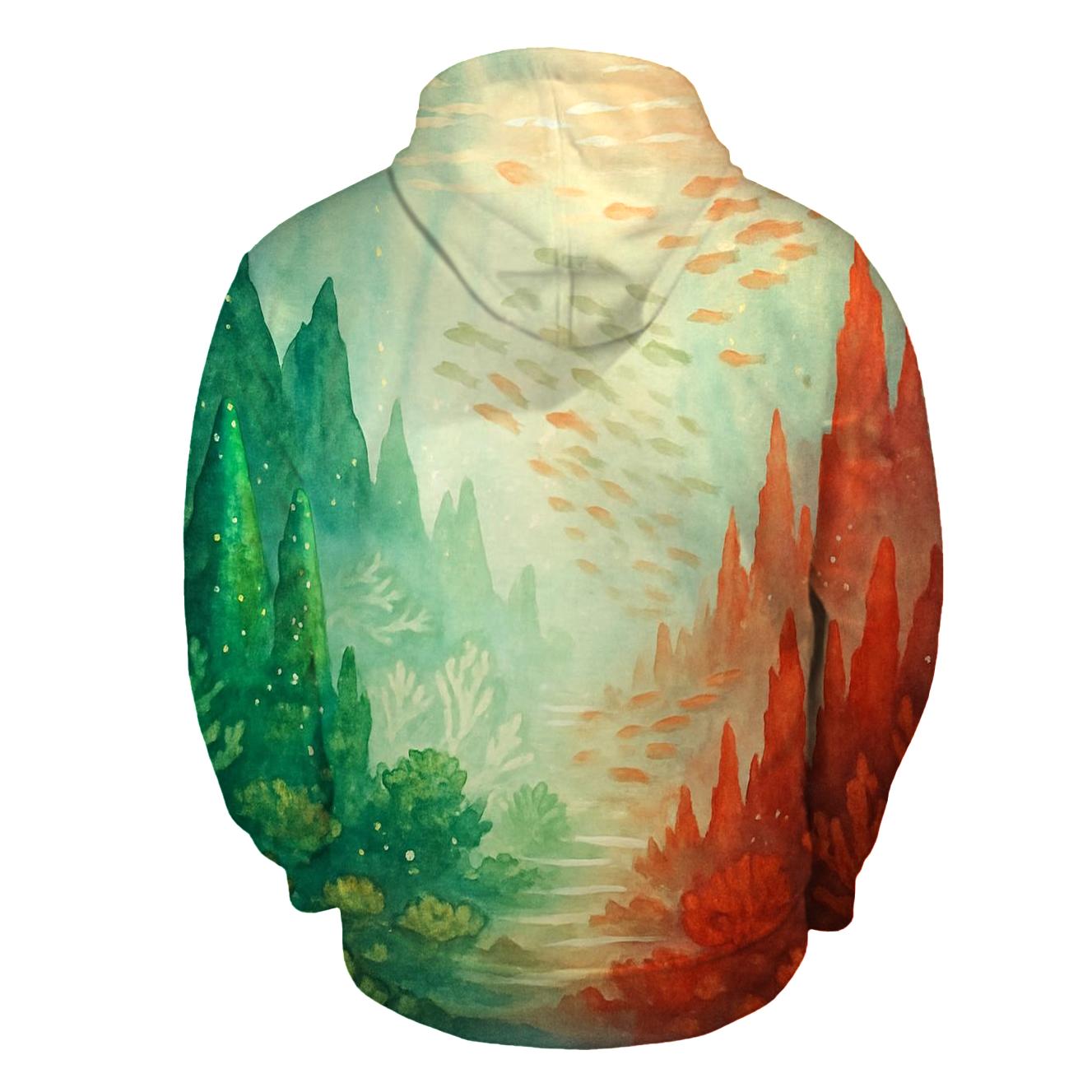 Coral Reef Banner lightweight hoodies
