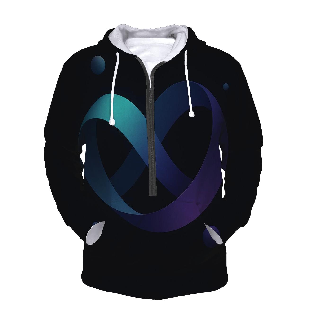 Stellar Ribbon Loop pullover hoodies