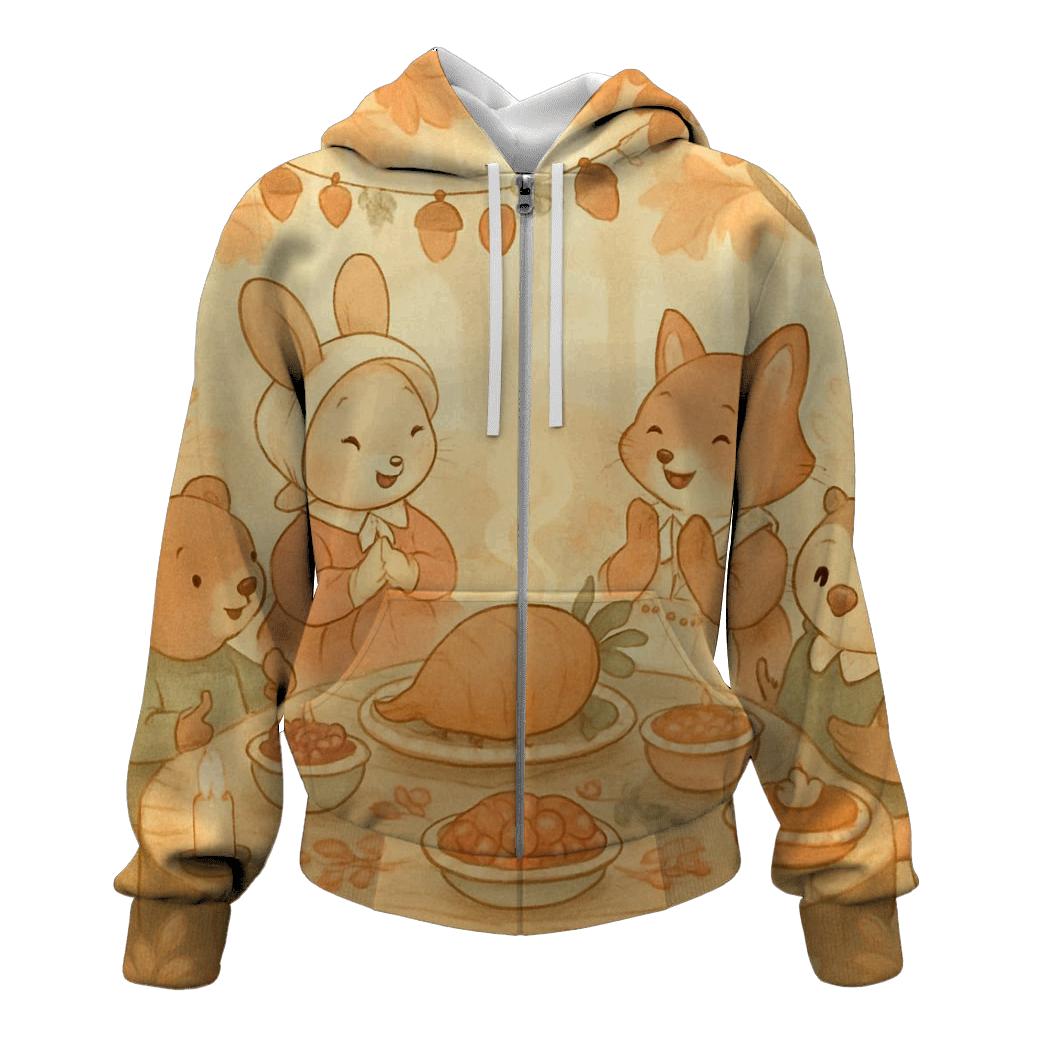 Woodland Choir Feast hoodie trends