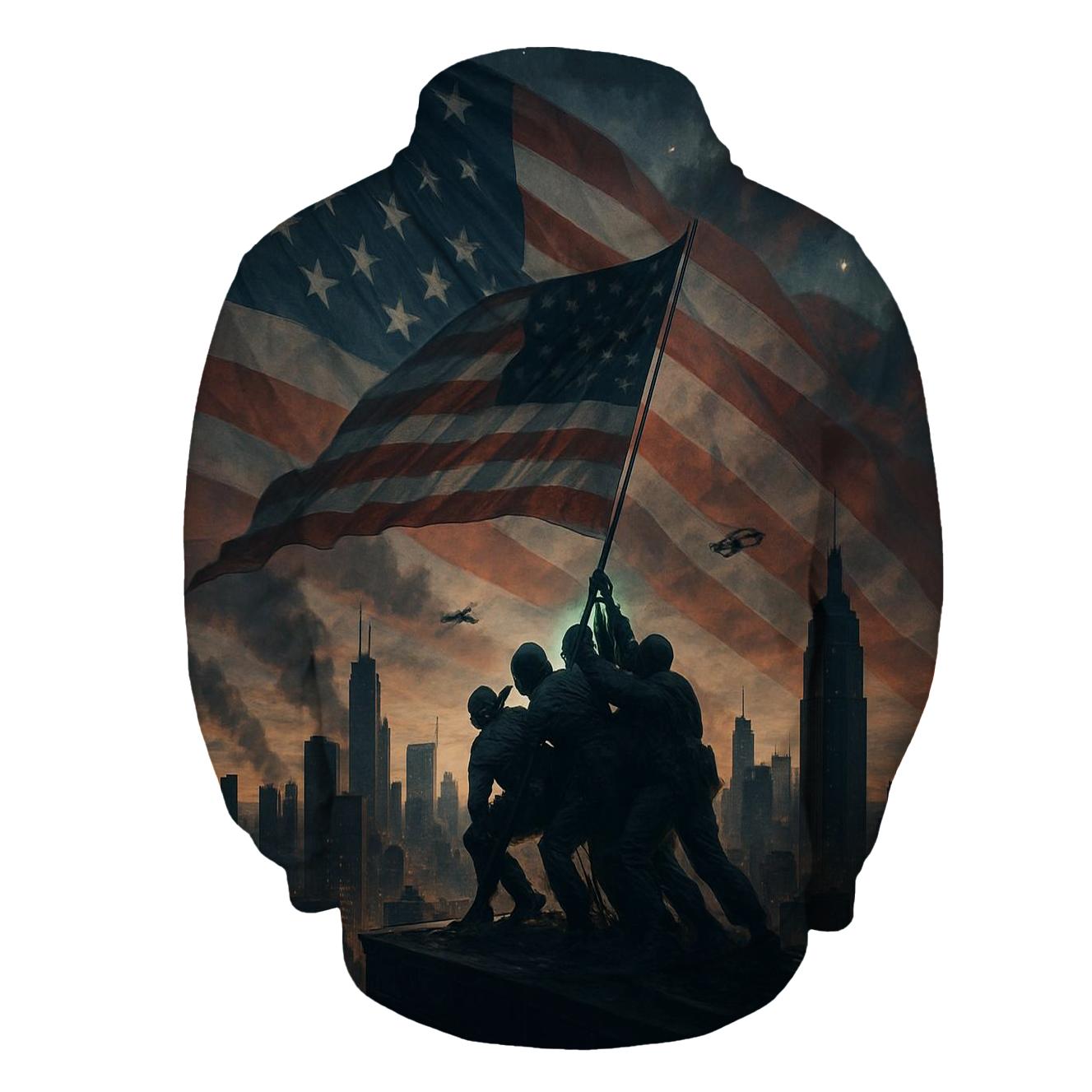 Stand Fast Skyline printed hoodies