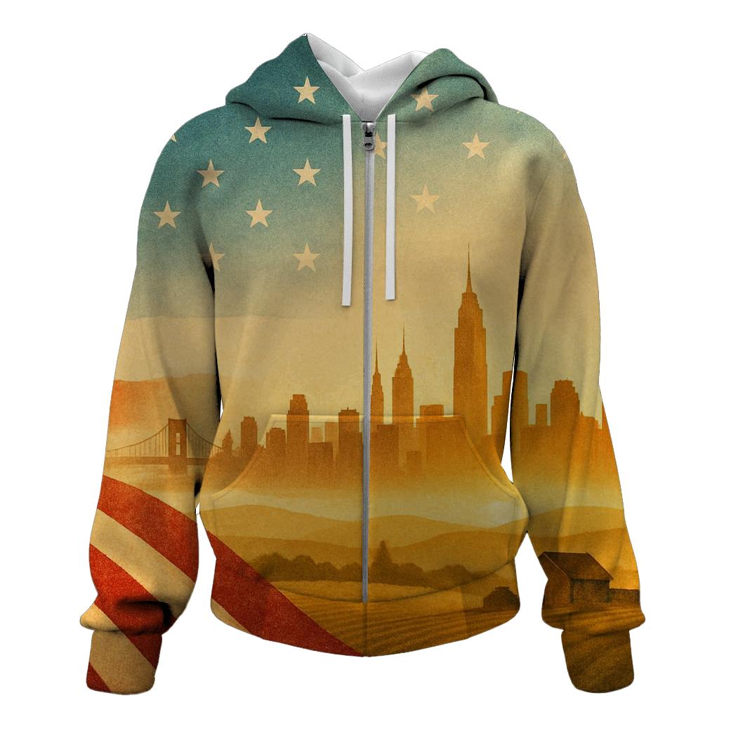 Skyline Stripes Horizon hoodie designs