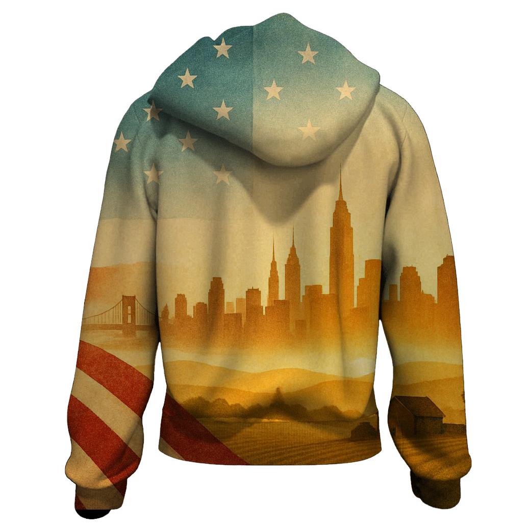 Skyline Stripes Horizon hoodie designs