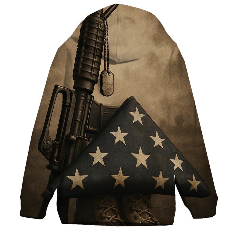 Folded Honor Still Life printed hoodies