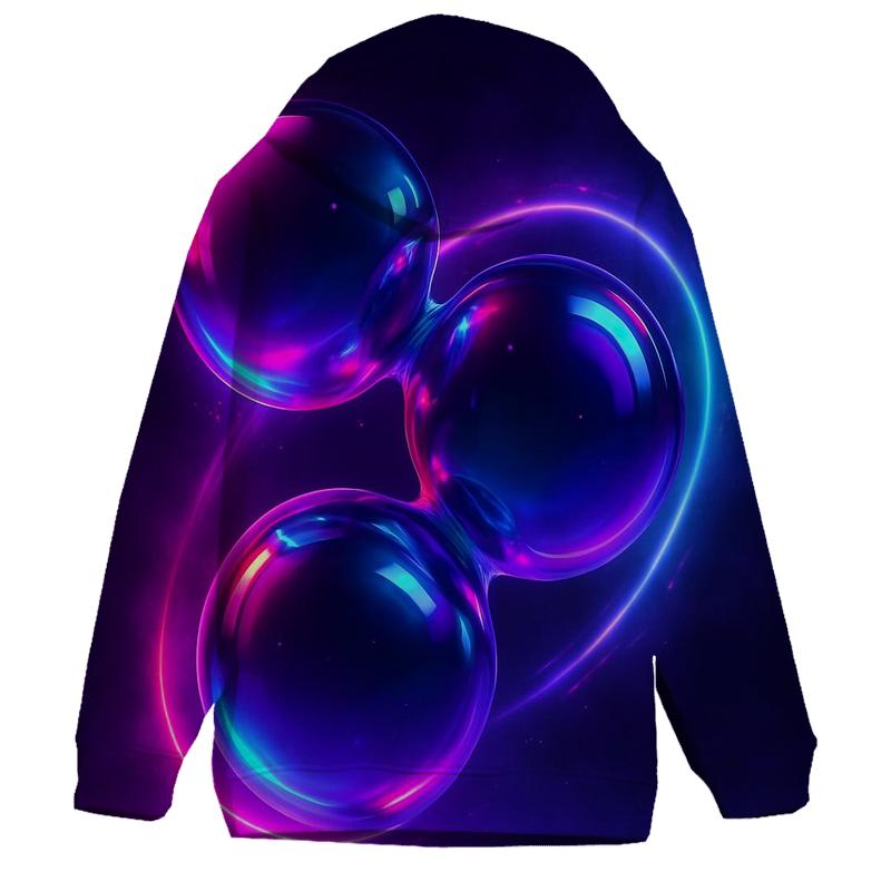 Neon Drift Orbs heavyweight hoodies