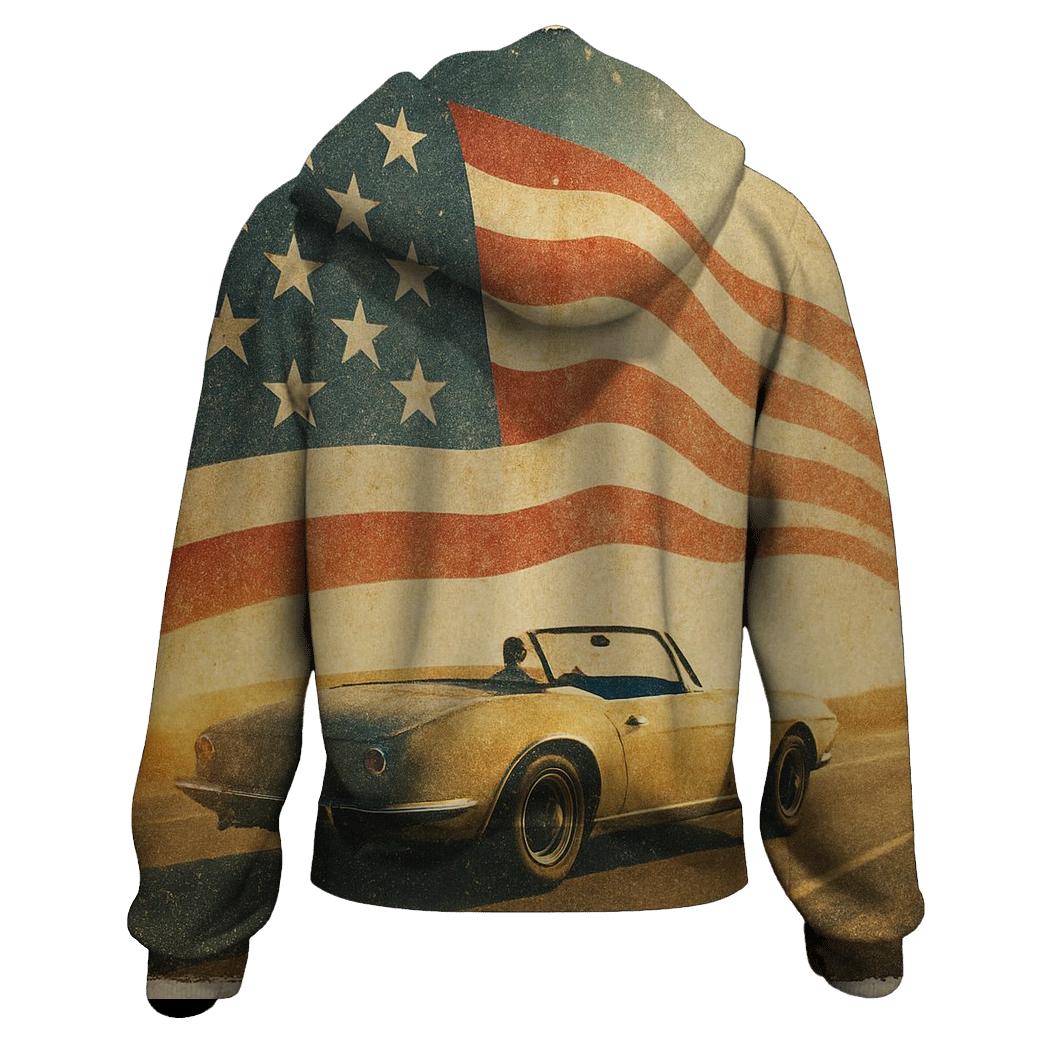 Retro Road Trip Banner hoodie styles
