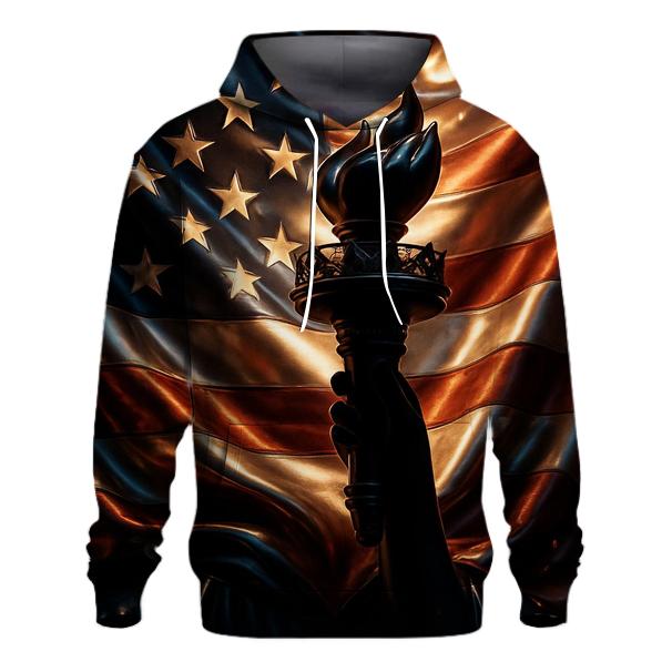 Liberty Blaze Banner printed hoodies