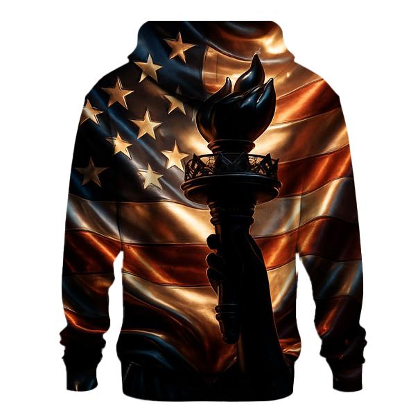 Liberty Blaze Banner printed hoodies