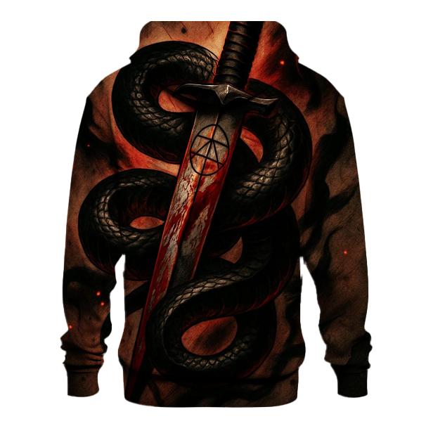 Serpent Dagger Oath zip-up hoodies