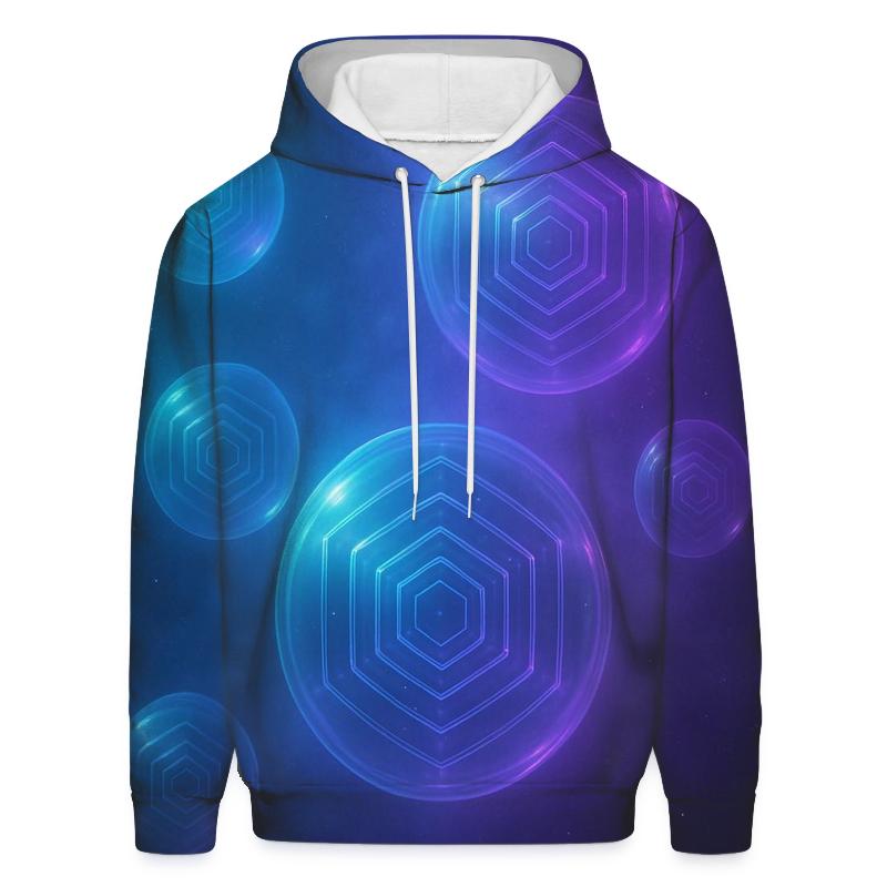 Celestial Geometry Drift custom hoodies