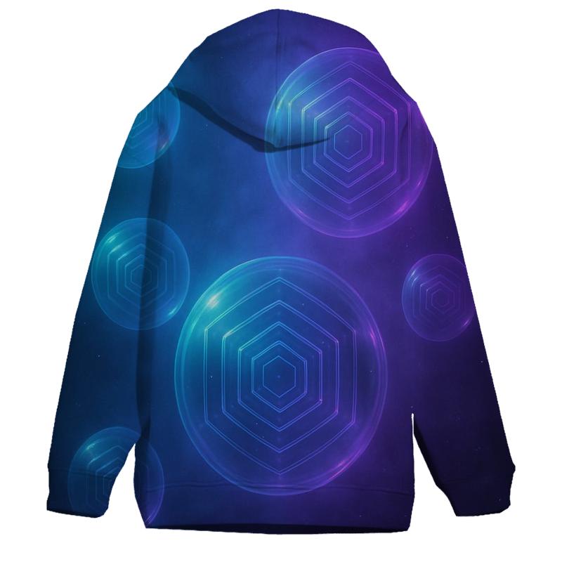 Celestial Geometry Drift custom hoodies