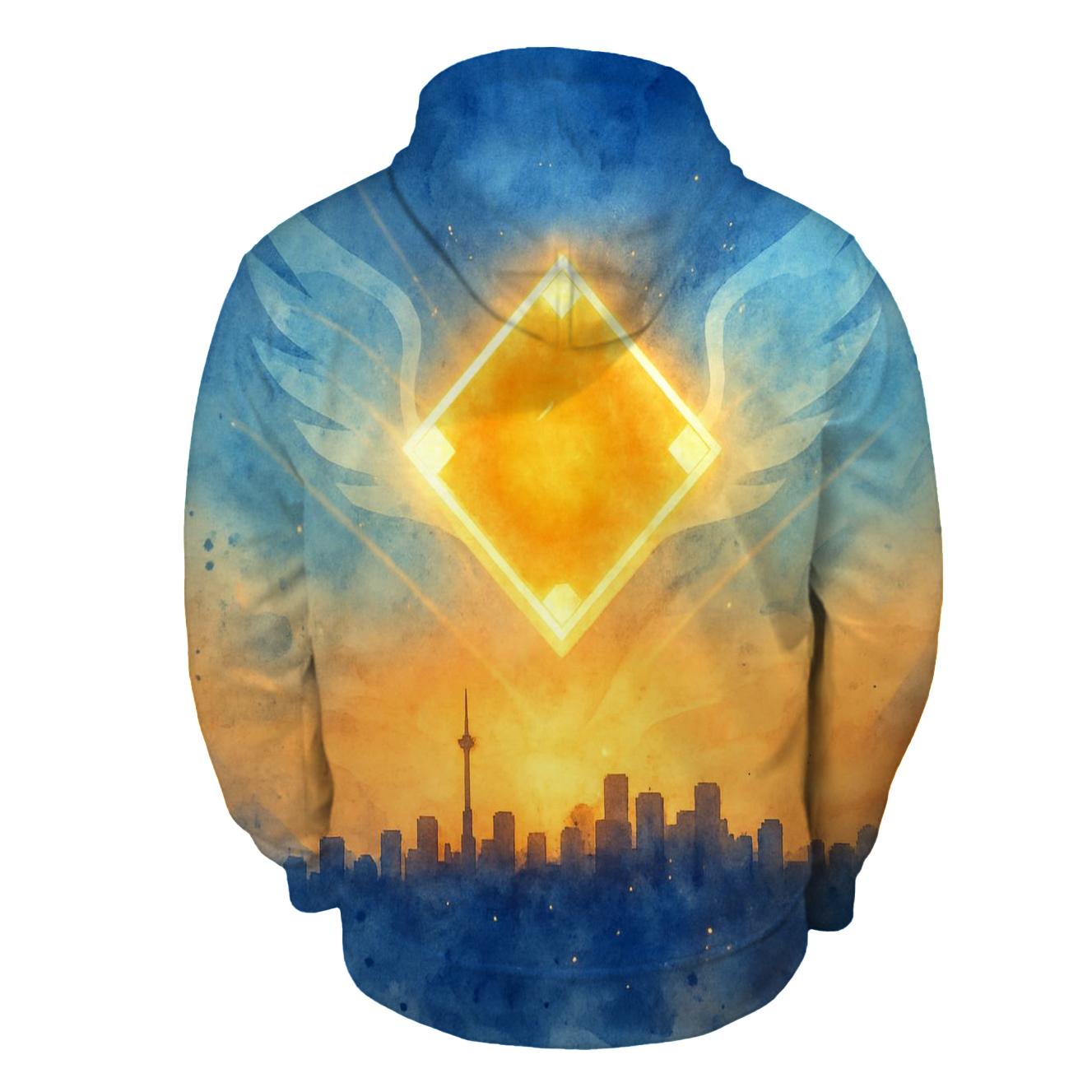 Skyline Diamond With Blue Jays designer hoodies