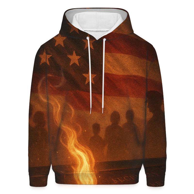 Remembrance Flame heavyweight hoodies