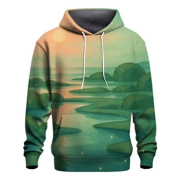 Mint Coast Mirage printed hoodies