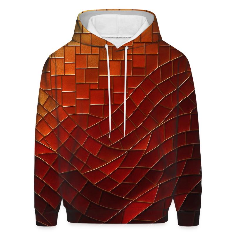 Auric Tide Mosaic lightweight hoodies