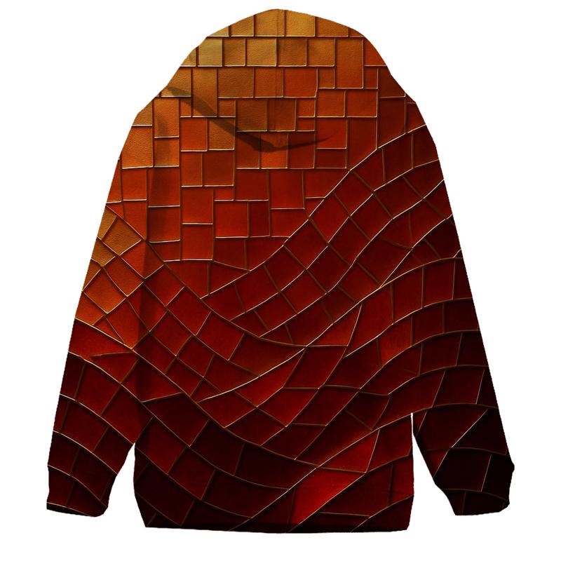 Auric Tide Mosaic lightweight hoodies
