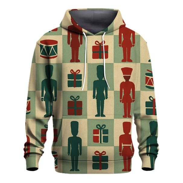 Toy Soldier Grid On Colored Background lightweight hoodies