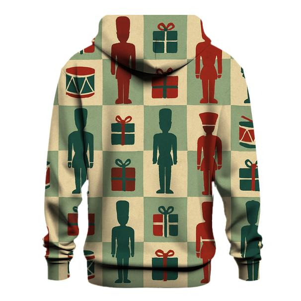 Toy Soldier Grid On Colored Background lightweight hoodies