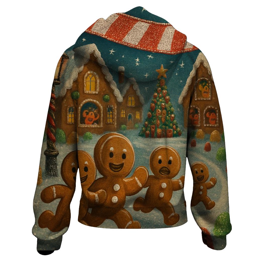 Gingerbread Village Marathon custom hoodies