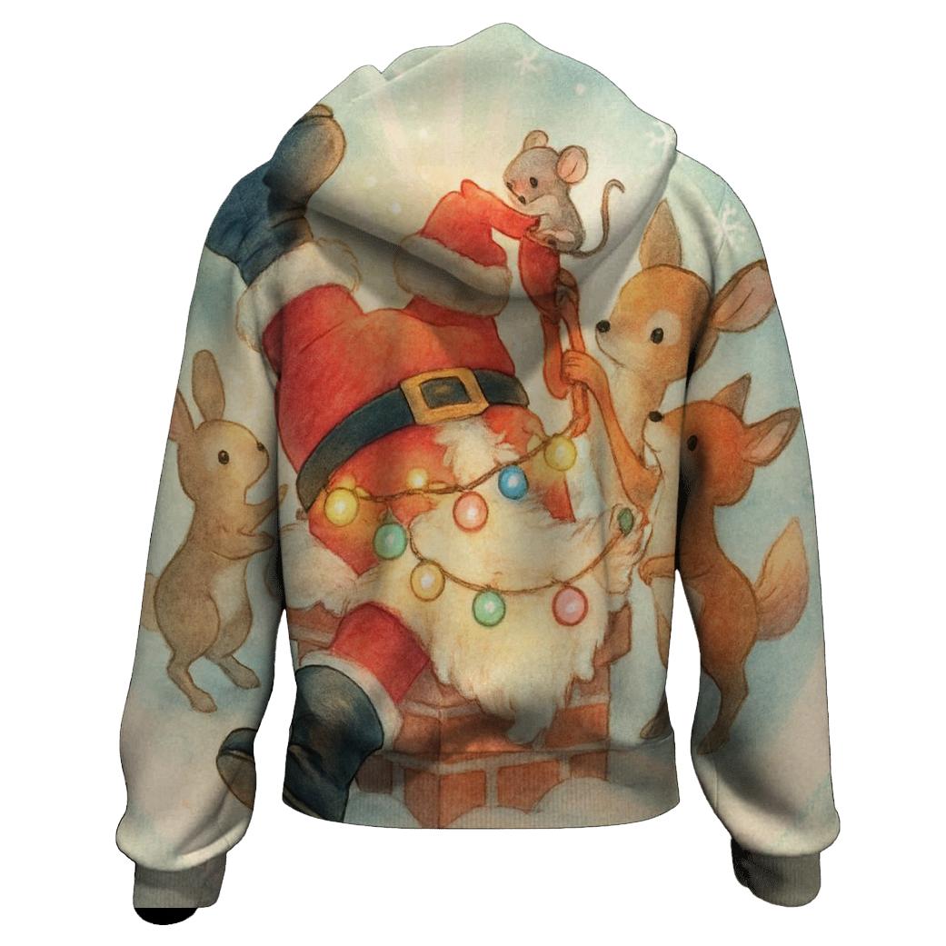 Santa Stuck Surprise hoodies fashion
