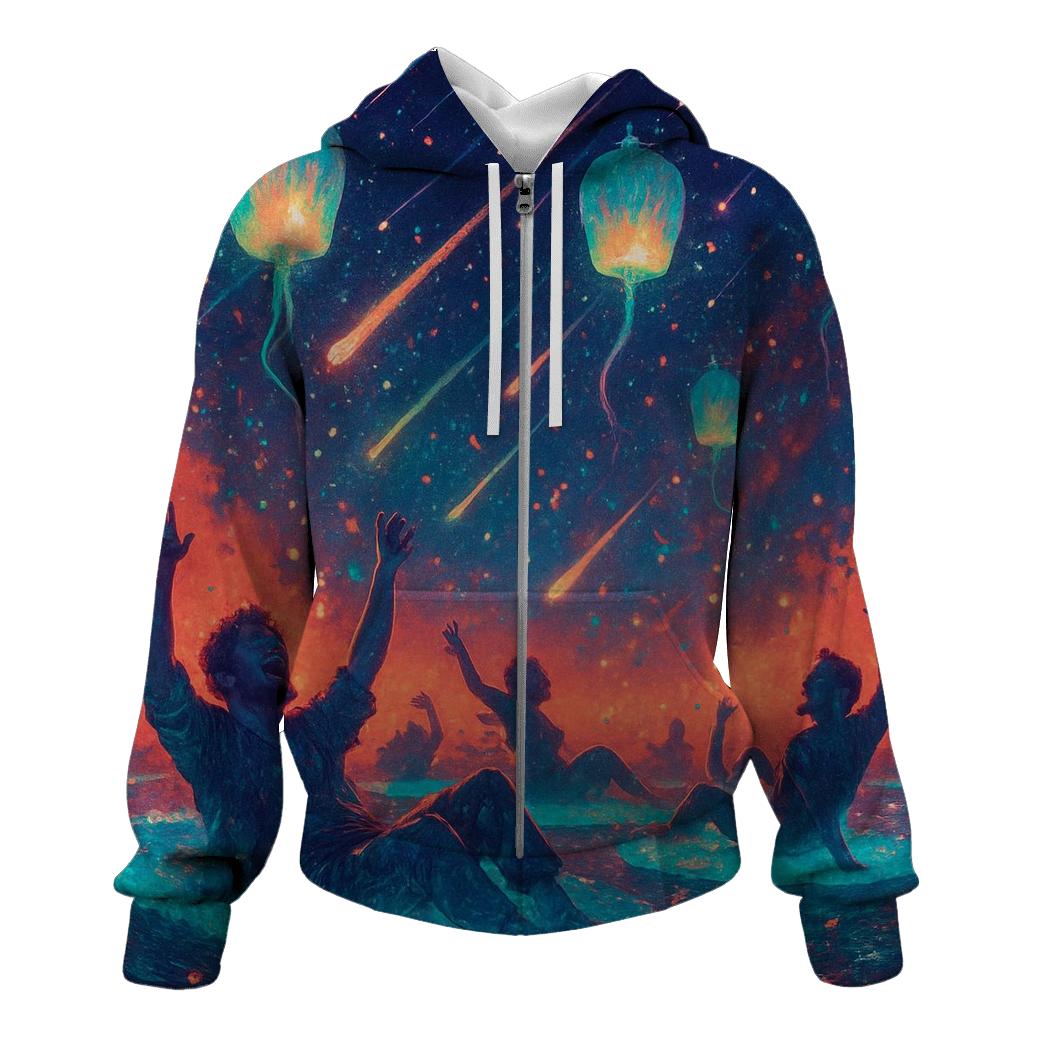 Meteor Garden Party zip-up hoodies