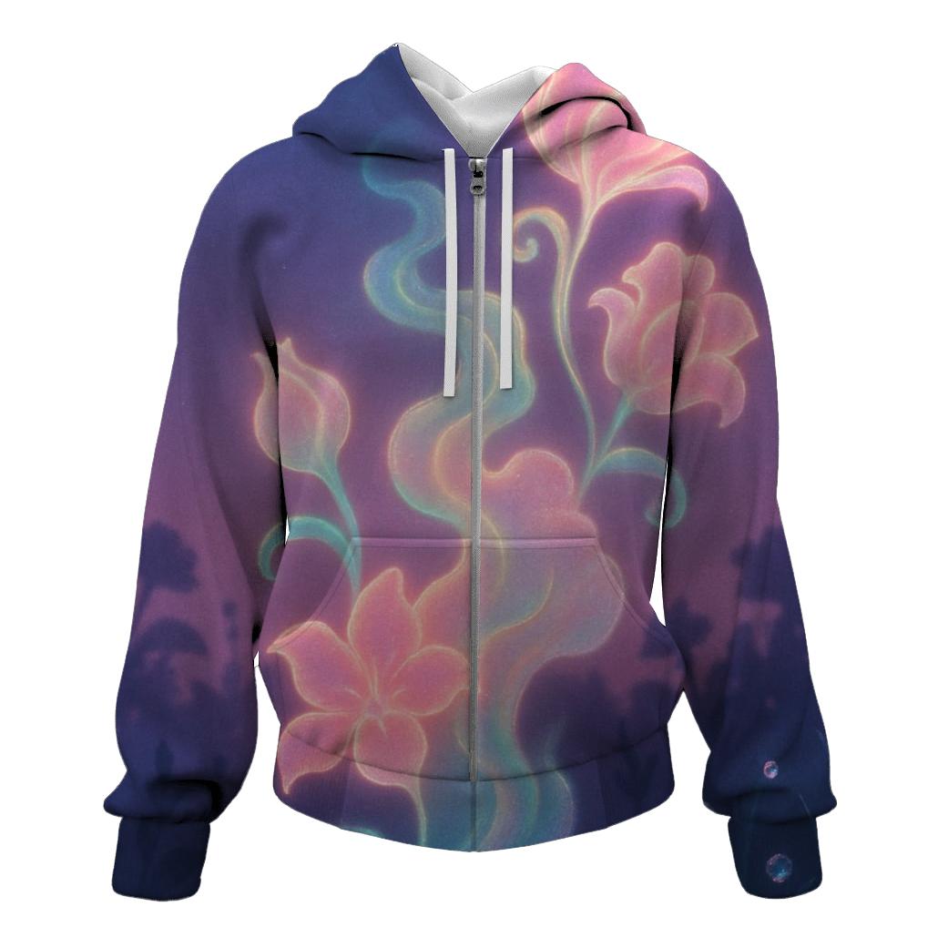 Iridescent Smoke Garden premium hoodies