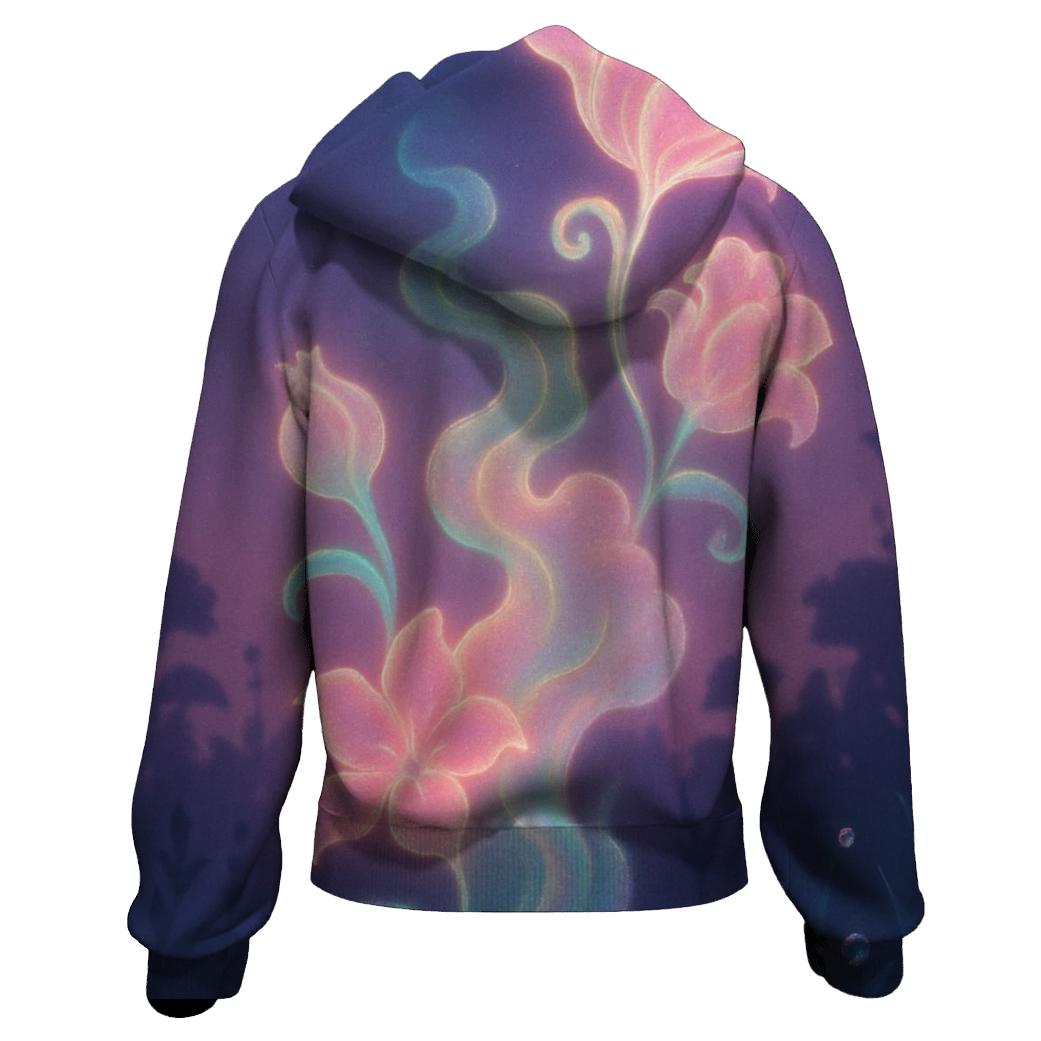 Iridescent Smoke Garden premium hoodies