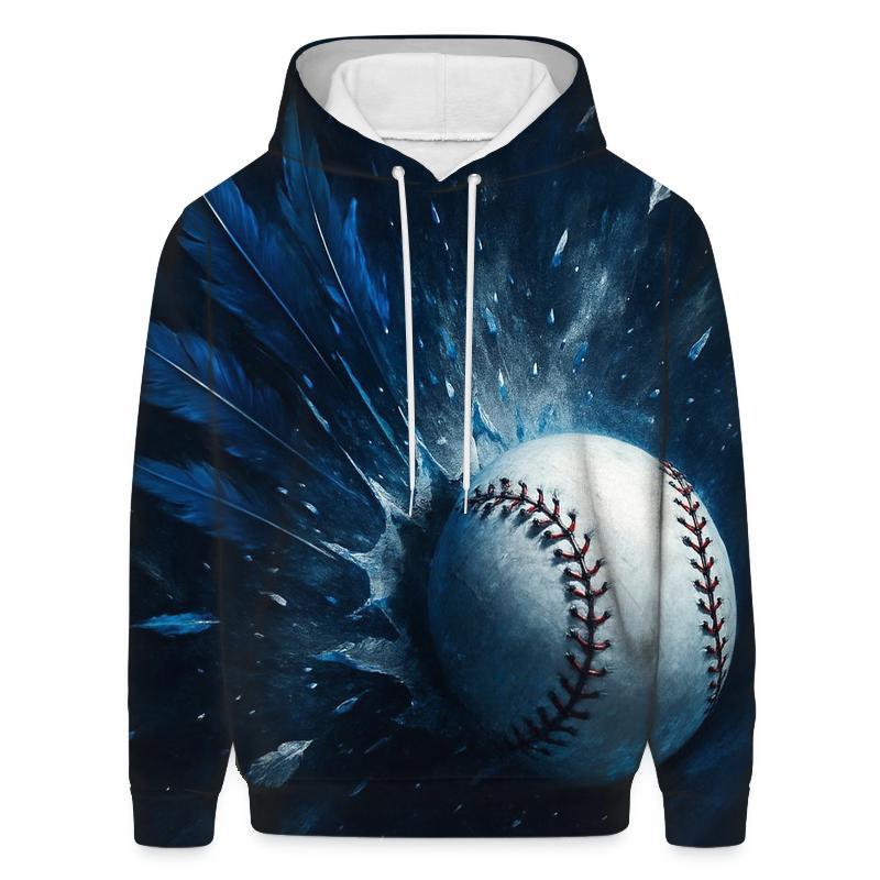 Feathered Fastball In Deep Navy hoodies fashion