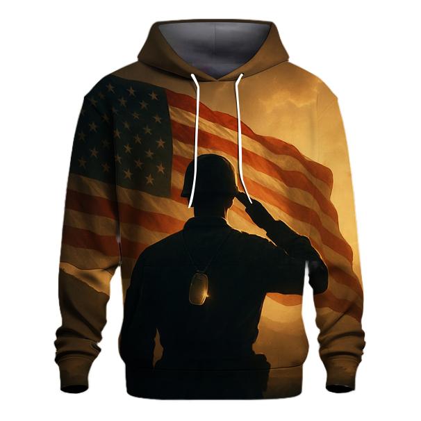 Dawn Sentinel Flag zip-up hoodies