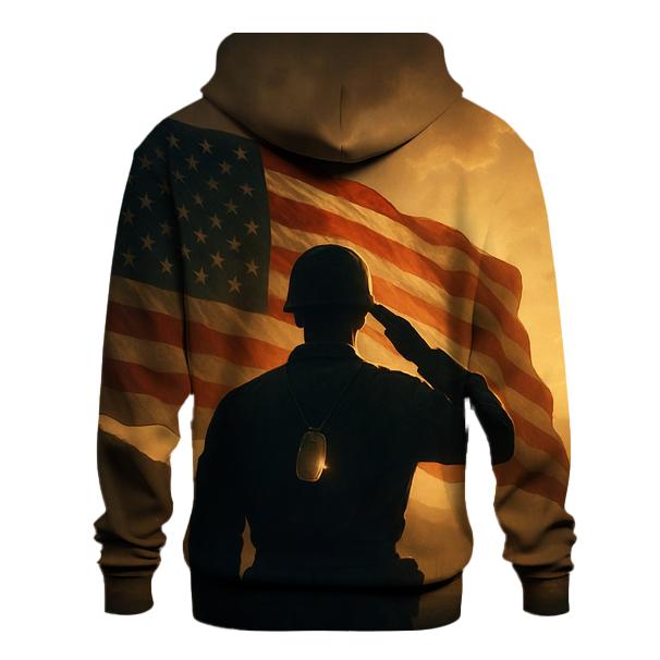 Dawn Sentinel Flag zip-up hoodies