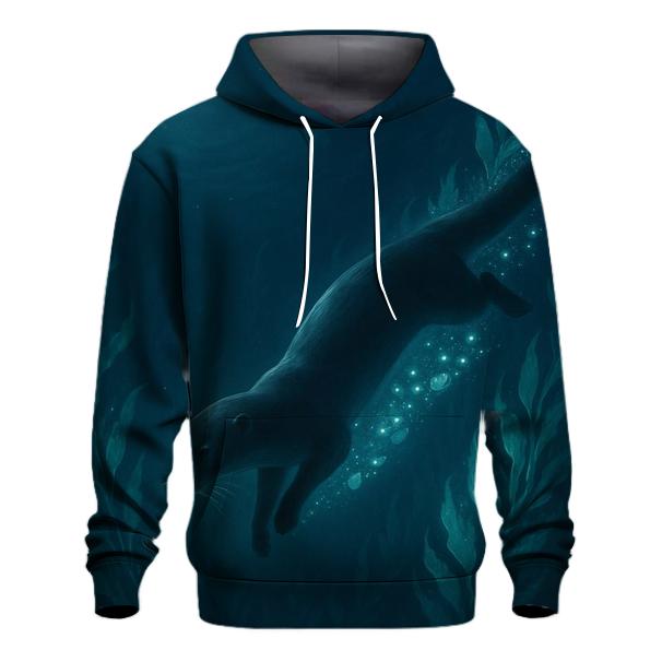 Bioluminescent Ocean Cat hoodie styles