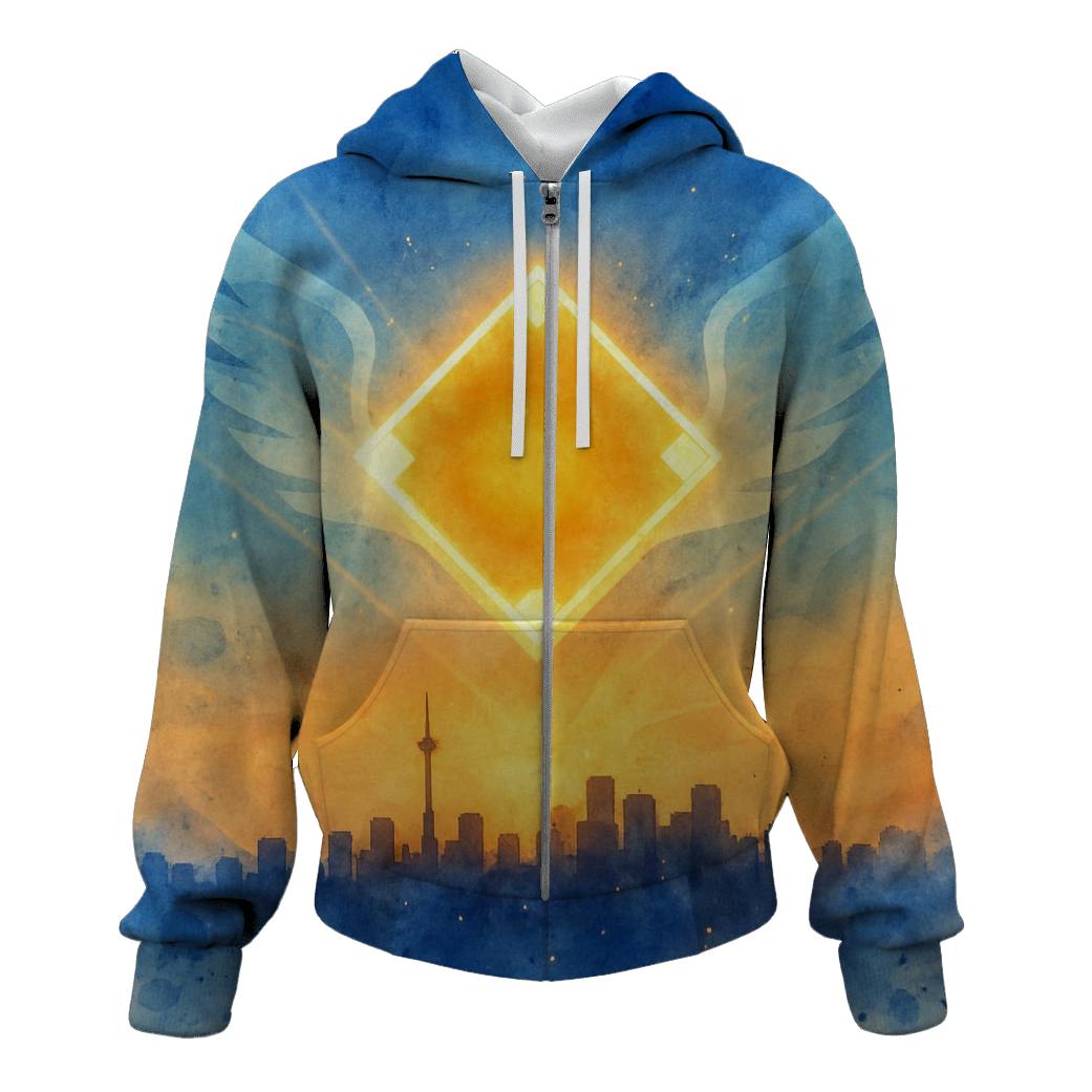 Skyline Diamond With Blue Jays designer hoodies