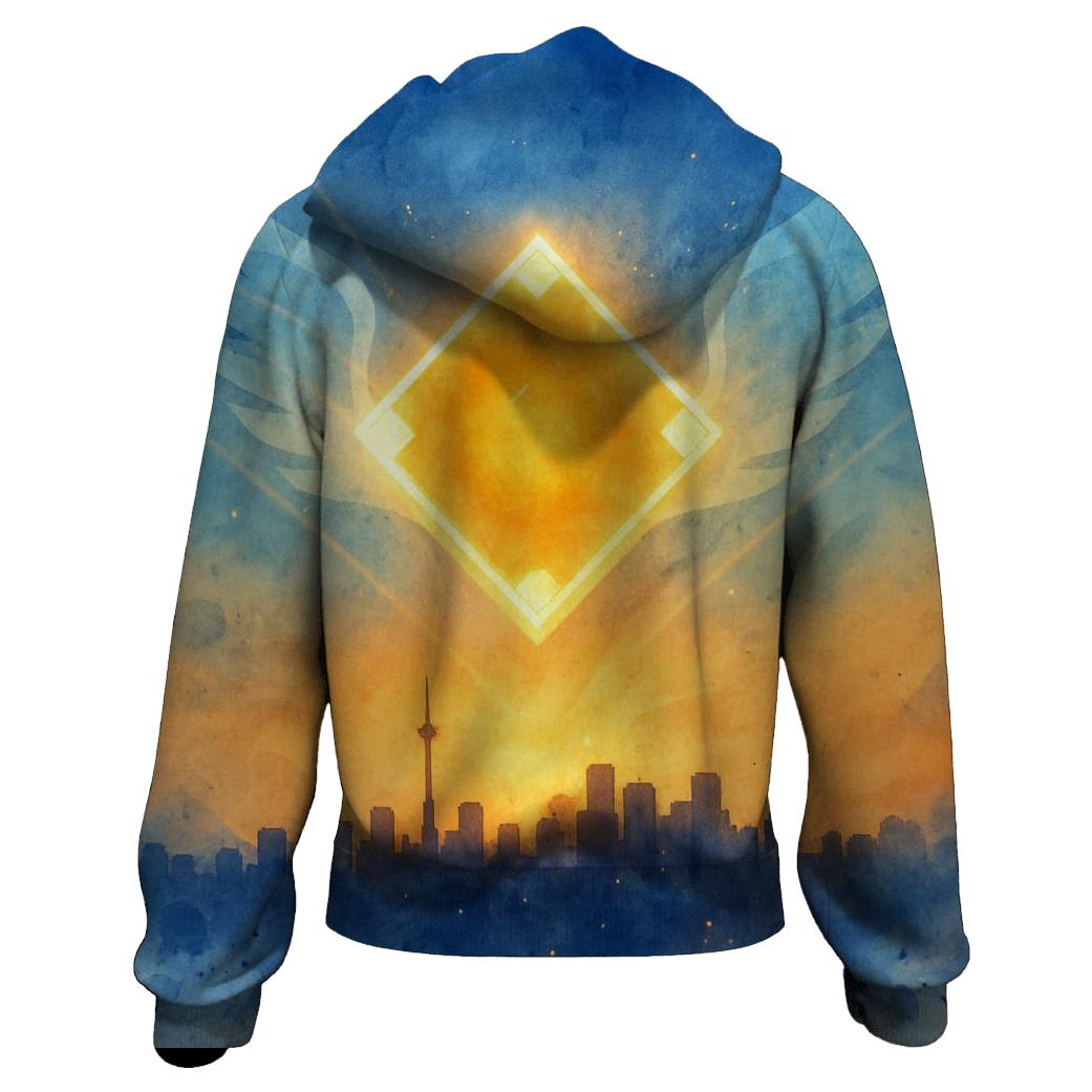 Skyline Diamond With Blue Jays designer hoodies