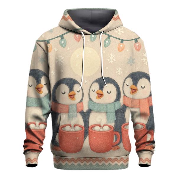 Penguin Hot Cocoa Choir lightweight hoodies