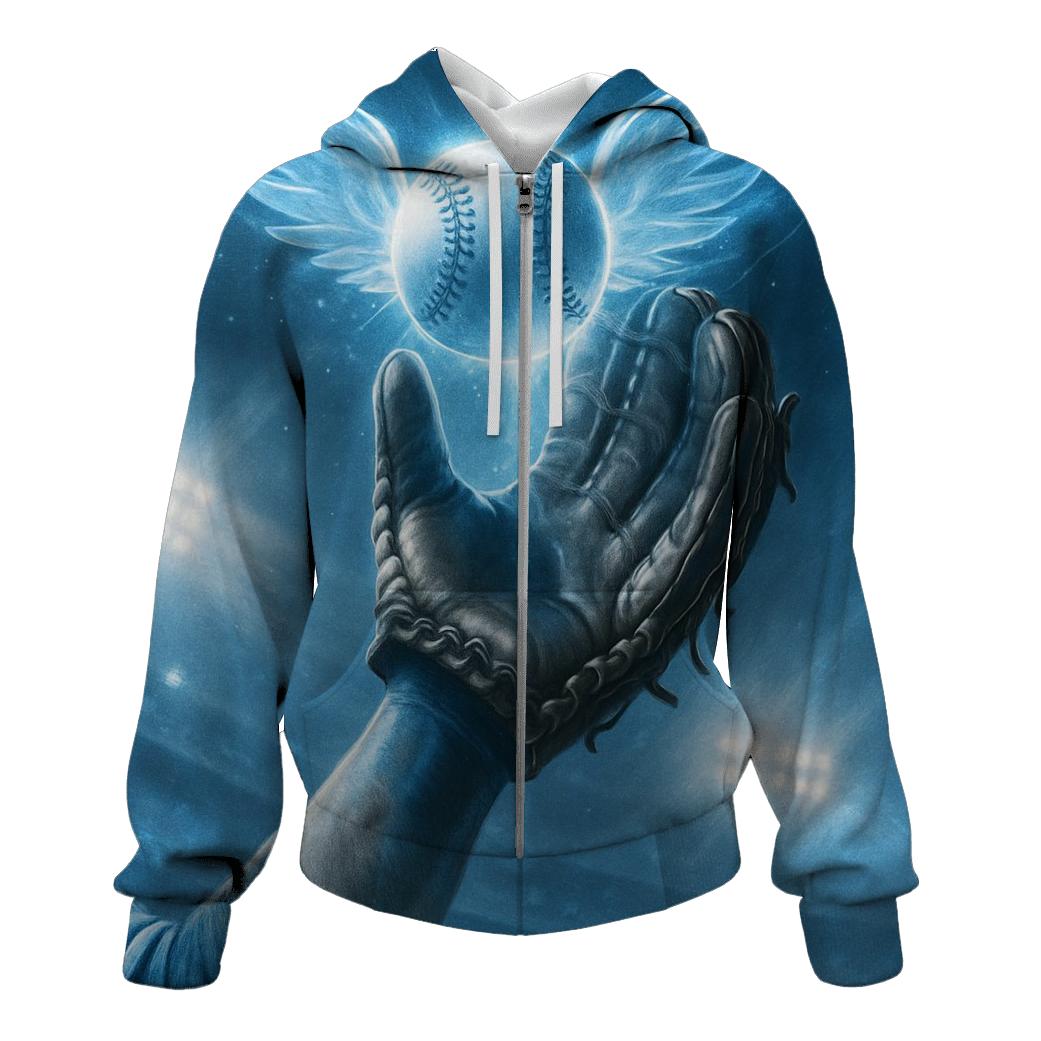 Blue Jays Winged Catch custom hoodies