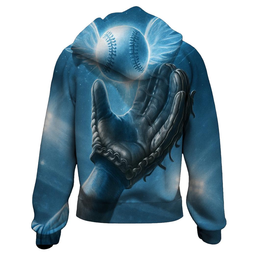 Blue Jays Winged Catch custom hoodies