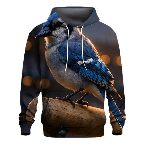 Blue Jays Perch Close Up printed hoodies
