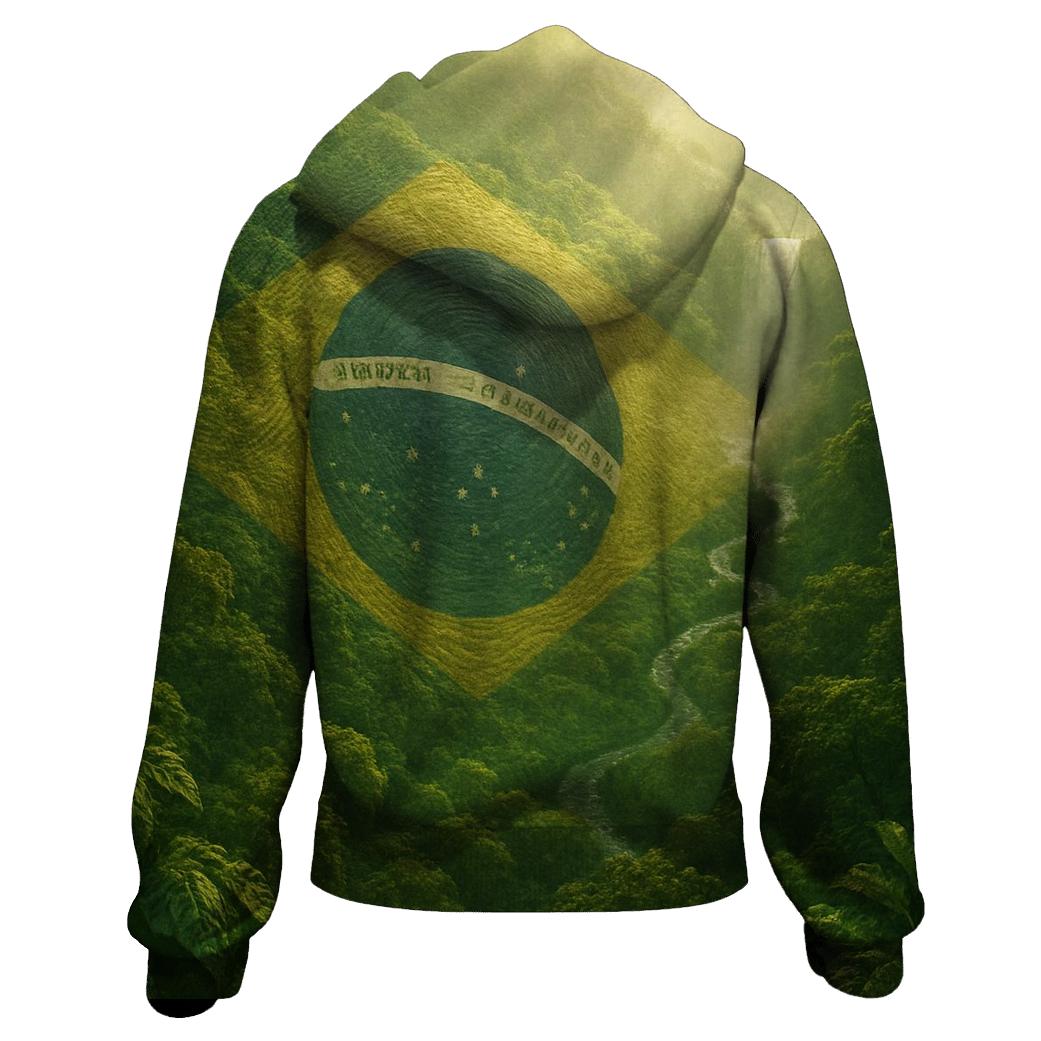 Amazonian Canopy Banner printed hoodies