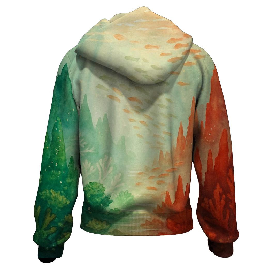 Coral Reef Banner heavyweight hoodies