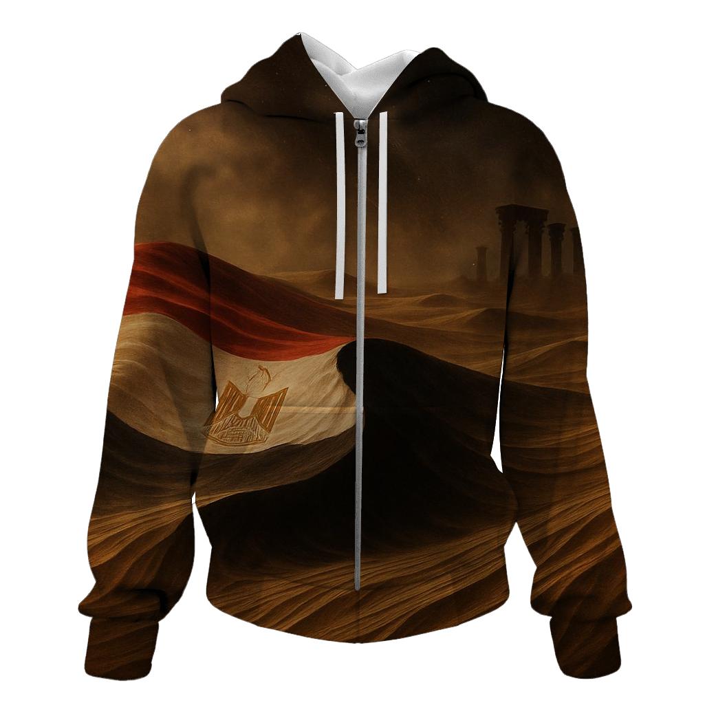 Nile Desert Banner heavyweight hoodies
