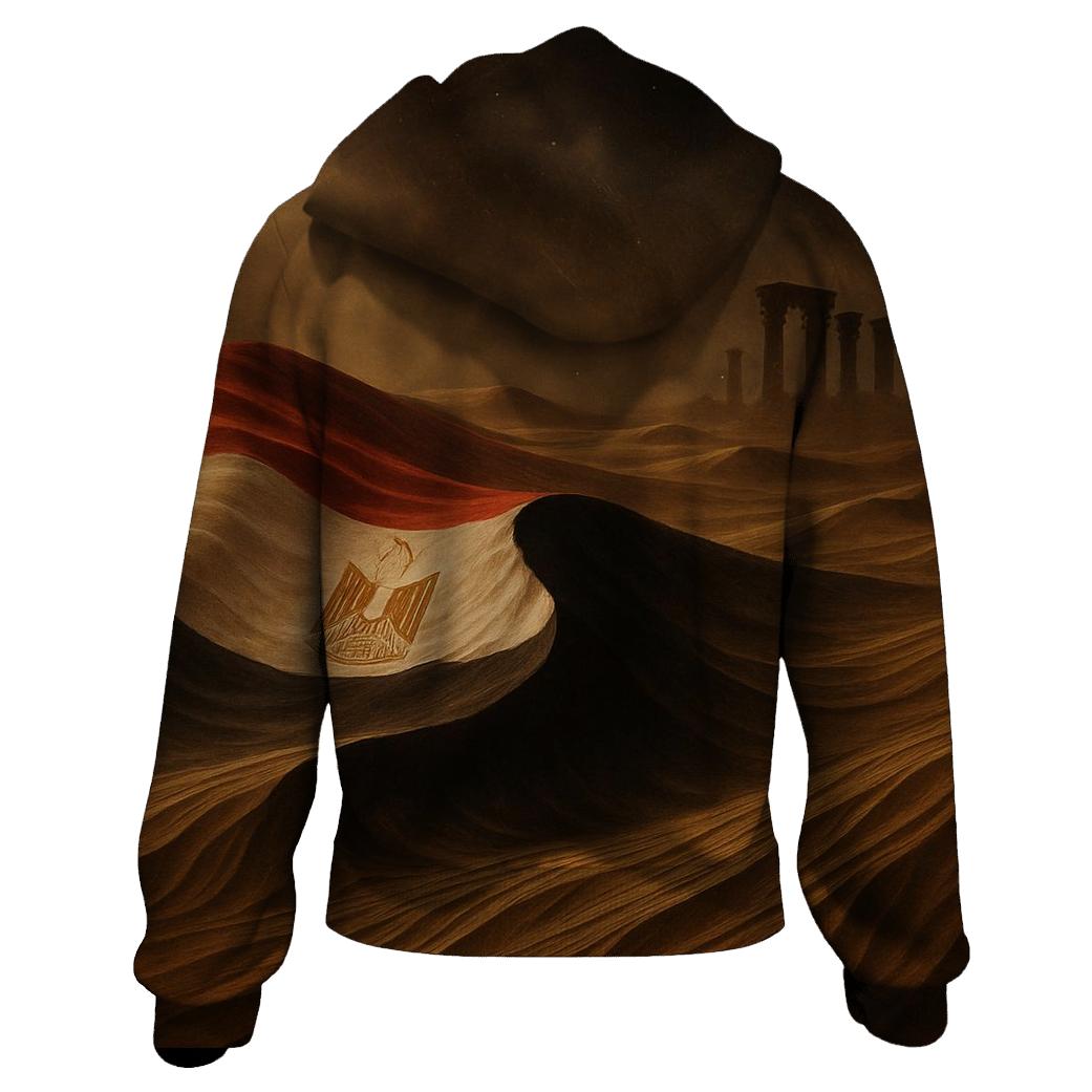 Nile Desert Banner heavyweight hoodies